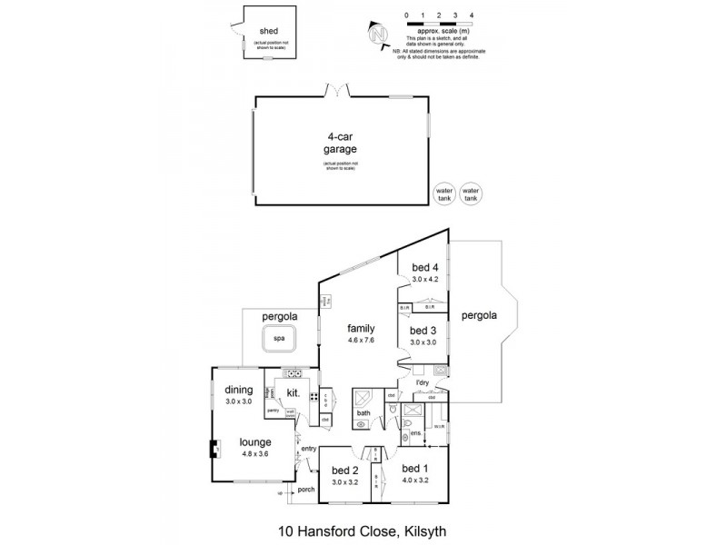 10 Hansford  Close, Kilsyth VIC 3137 Floorplan