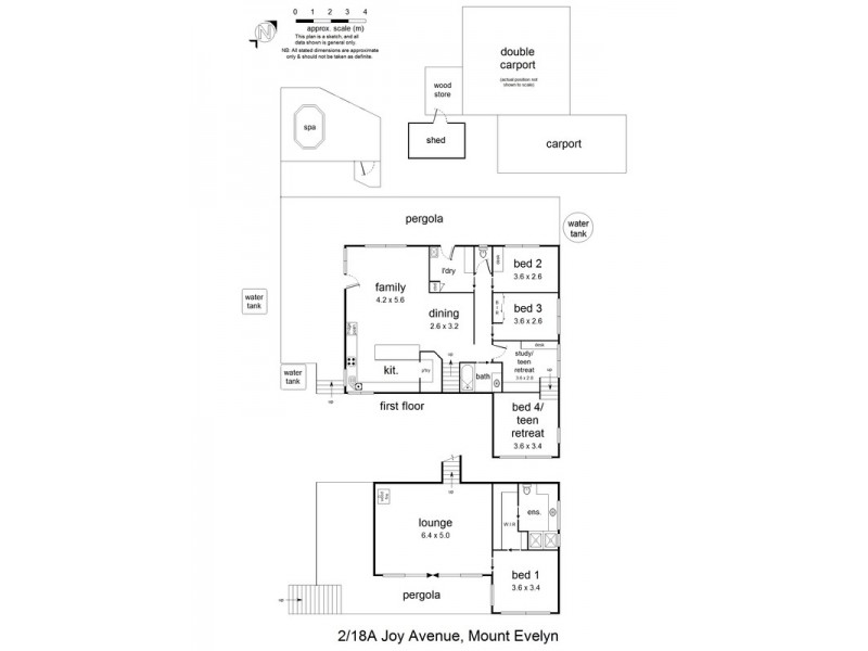 2/18a Joy Avenue, Mount Evelyn VIC 3796 Floorplan