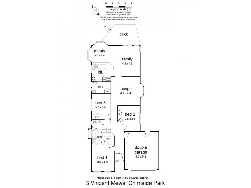 3 Vincent  Mews, Chirnside Park VIC 3116 Floorplan