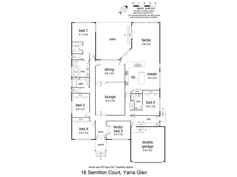 16 Semillon Court, Yarra Glen VIC 3775 Floorplan