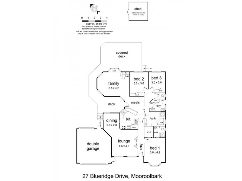 27 Blue Ridge Drive, Mooroolbark VIC 3138 Floorplan