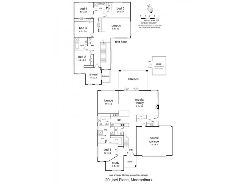 20 Joel Place, Mooroolbark VIC 3138 Floorplan