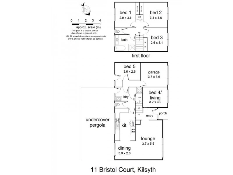 11 Bristol Court, Kilsyth VIC 3137 Floorplan