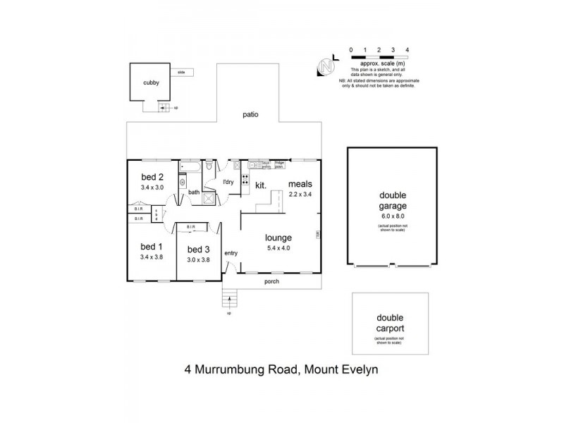 4 Murrumbung Road, Mount Evelyn VIC 3796 Floorplan