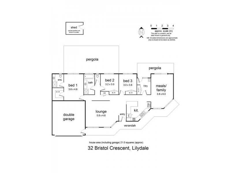 32 Bristol Crescent, Lilydale VIC 3140 Floorplan