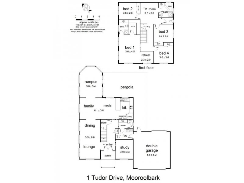 1 Tudor Drive, Mooroolbark VIC 3138 Floorplan