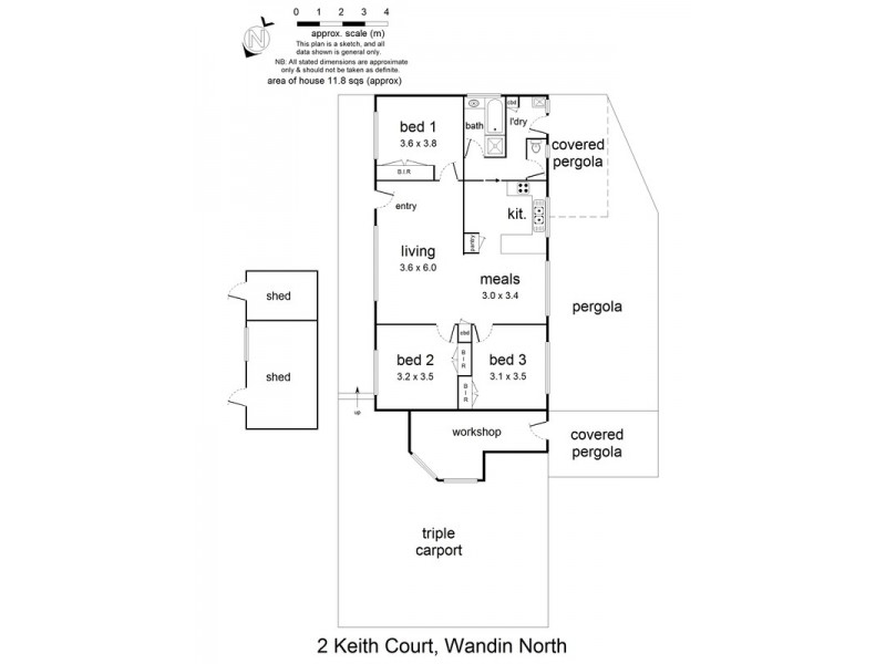 2 Keith Court, Wandin North VIC 3139 Floorplan