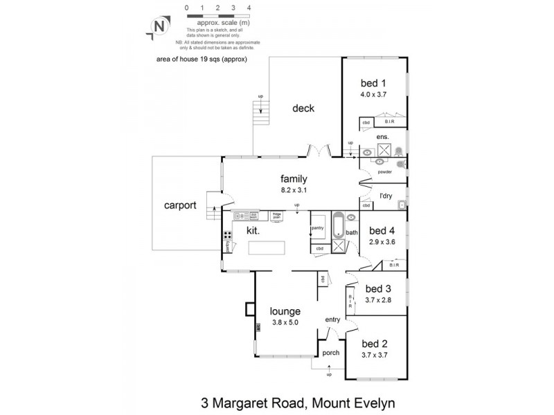 3 Margaret Road, Mount Evelyn VIC 3796 Floorplan