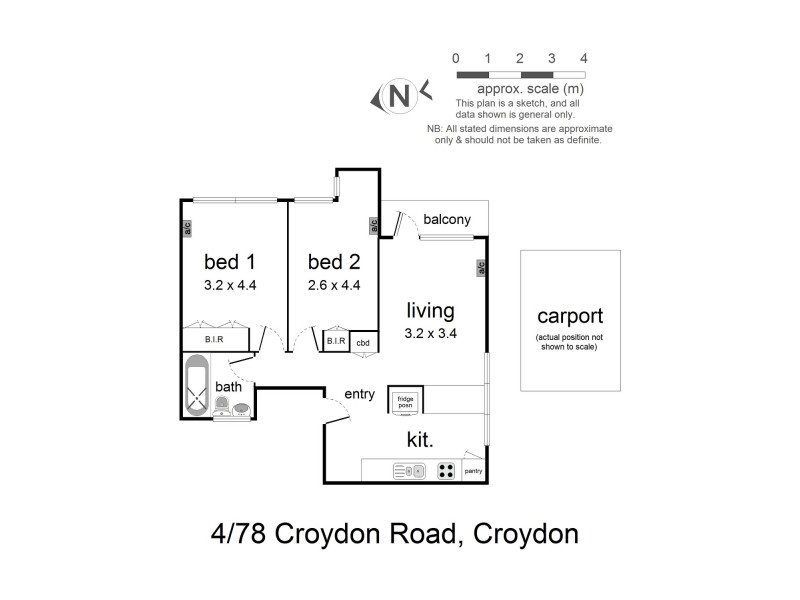 4/78 Croydon Road, Croydon VIC 3136 Floorplan