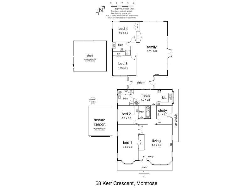 68 Kerr Crescent, Montrose VIC 3765 Floorplan