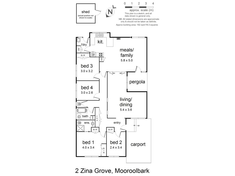 2 Zina Grove, Mooroolbark VIC 3138 Floorplan