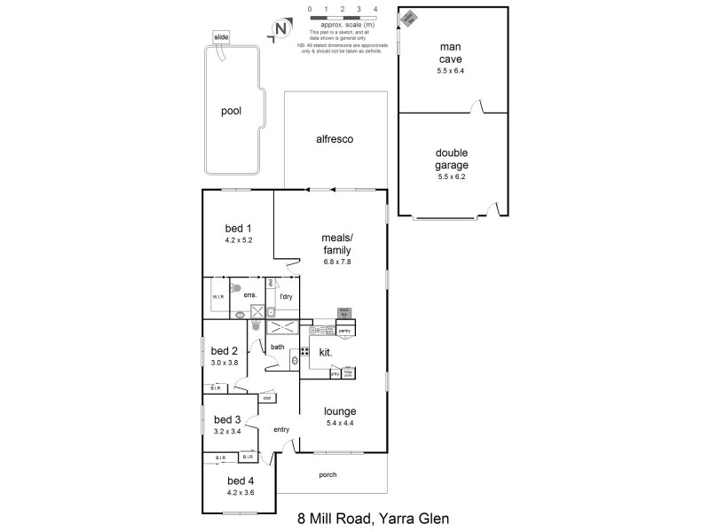 8 Mill Road, Yarra Glen VIC 3775 Floorplan