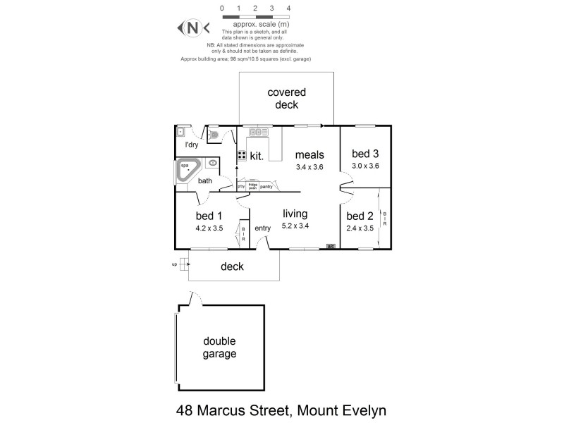 48 Marcus Street, Mount Evelyn VIC 3796 Floorplan