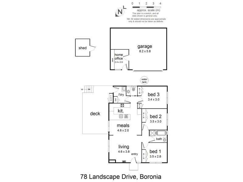 78 Landscape Drive, Boronia VIC 3155 Floorplan