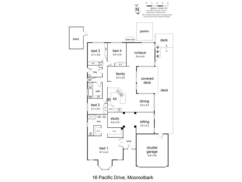 16 Pacific Drive, Mooroolbark VIC 3138 Floorplan