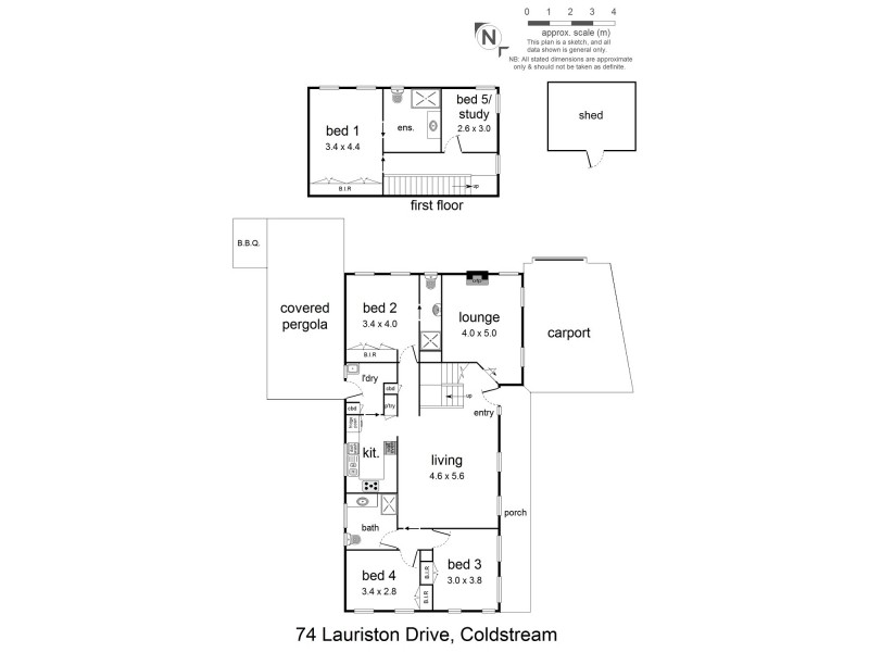 74 Lauriston Drive, Coldstream VIC 3770 Floorplan