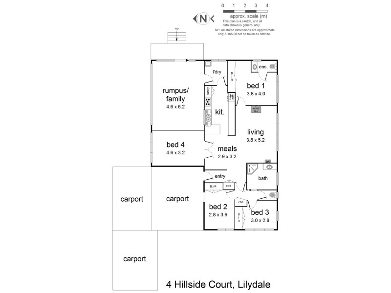 4 Hillside Court, Lilydale VIC 3140 Floorplan