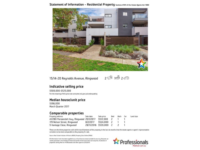 15/14-20 Reynolds Avenue, Ringwood VIC 3134
