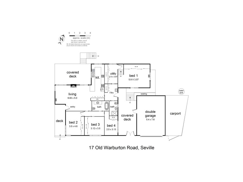 17 Old Warburton Road, Seville VIC 3139 Floorplan