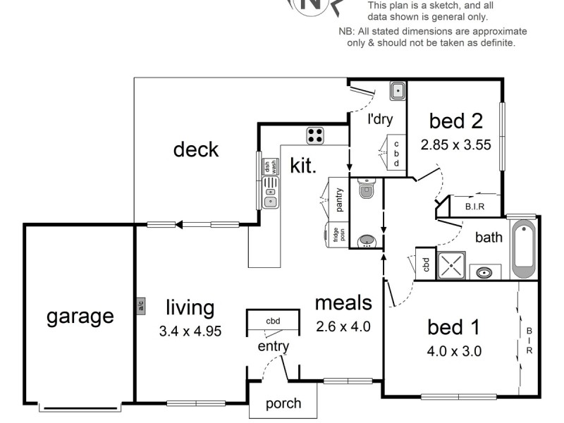 1/36 Kidgell Street, Lilydale VIC 3140 Floorplan