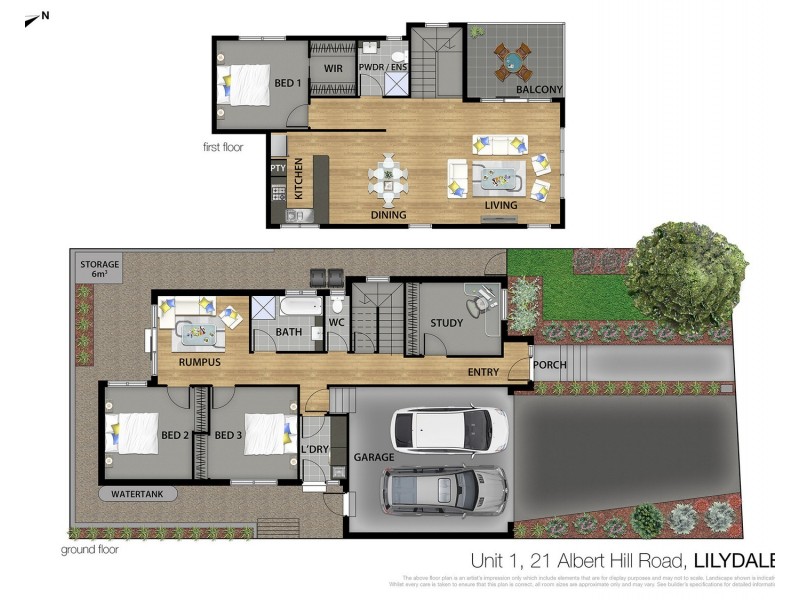 1/21 Albert Hill Road, Lilydale VIC 3140 Floorplan