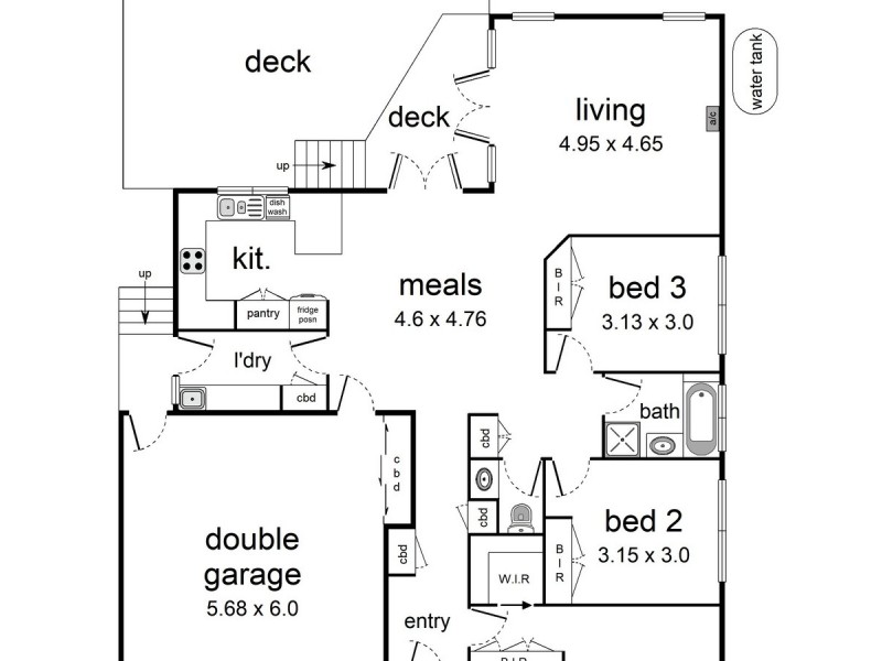 1 Camplin Rise, Lilydale VIC 3140 Floorplan