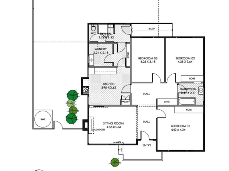 11 Burke Street, Maryborough VIC 3465 Floorplan