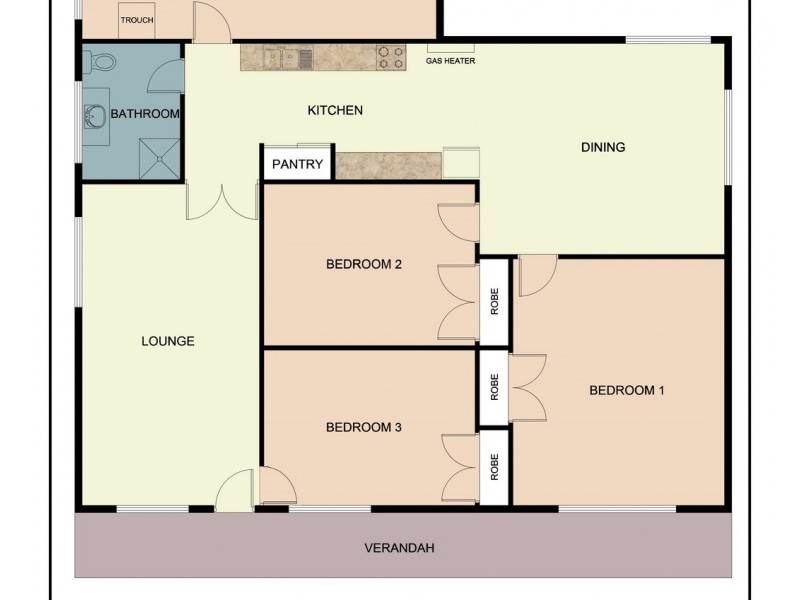 8 Raglan Street, Maryborough VIC 3465 Floorplan