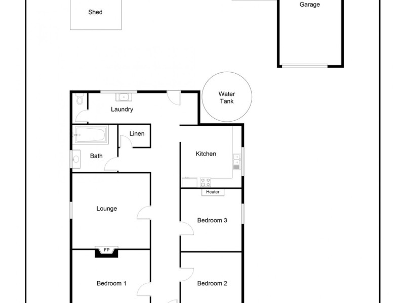65 Stanley Street, Tarnagulla VIC 3551 Floorplan