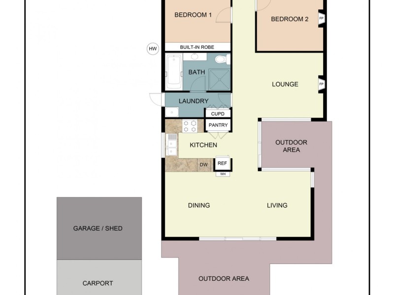 48 Napier Street, Maryborough VIC 3465 Floorplan