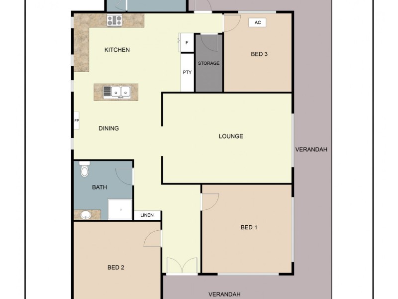 7 Stevens Street, Maryborough VIC 3465 Floorplan