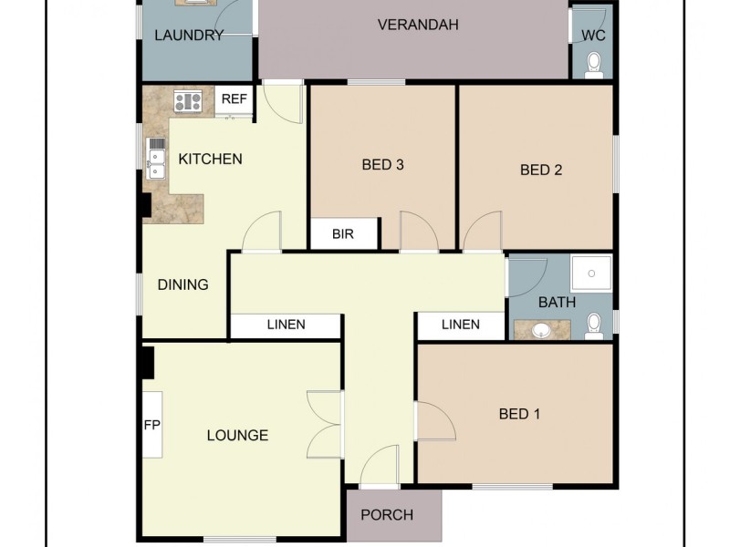 38 Alma Street, Maryborough VIC 3465 Floorplan