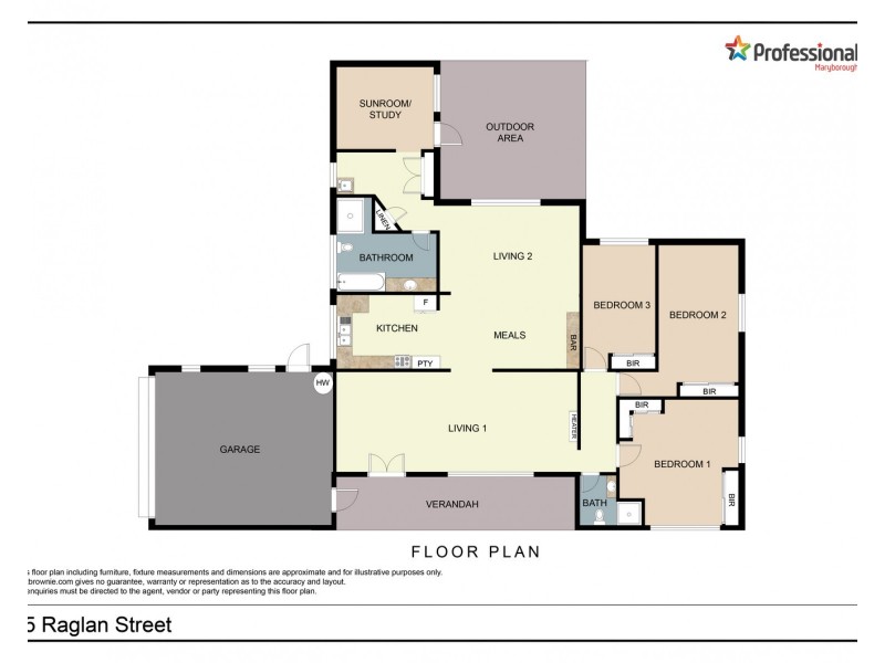 45 Raglan Street, Maryborough VIC 3465 Floorplan