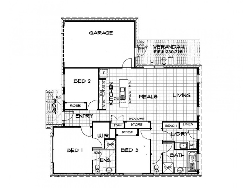 26 Harrison Street, Maryborough VIC 3465 Floorplan