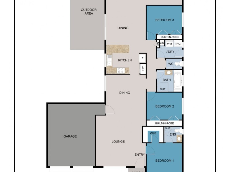 298 Gladstone Street, Maryborough VIC 3465 Floorplan