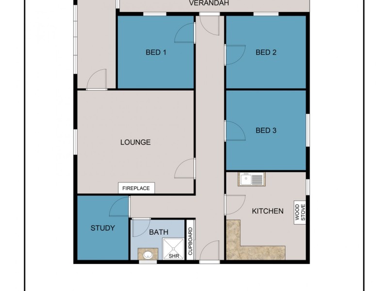 9 Newton Street, Maryborough VIC 3465 Floorplan