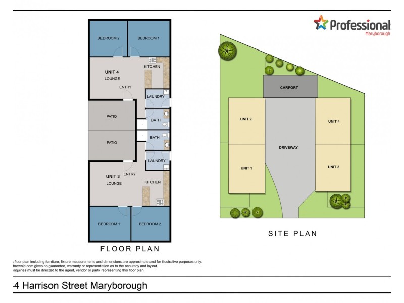 2-4  Harrison Street, Maryborough VIC 3465 Floorplan