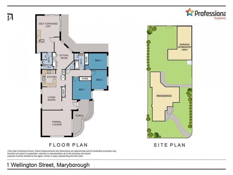 21 Wellington Street, Maryborough VIC 3465 Floorplan