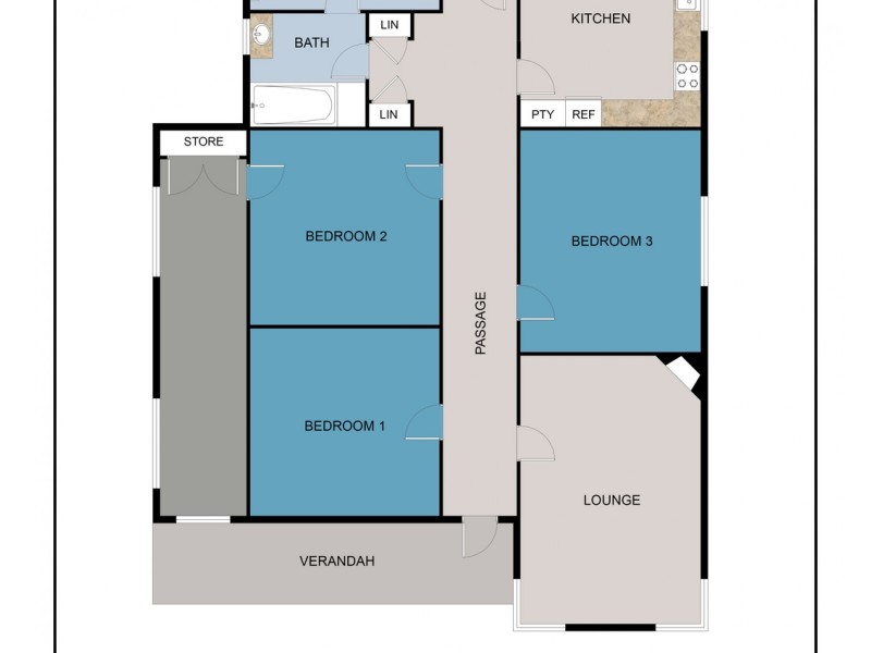 96 Rutherford Street, Avoca VIC 3467 Floorplan