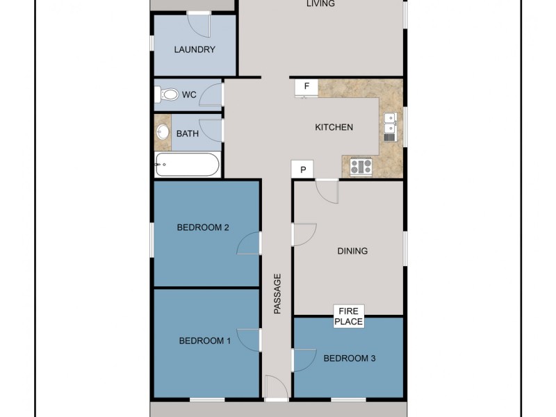 23 Fraser Street, Maryborough VIC 3465 Floorplan