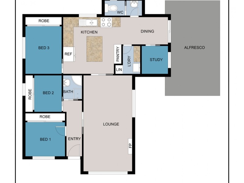 4 Christian Street, Maryborough VIC 3465 Floorplan
