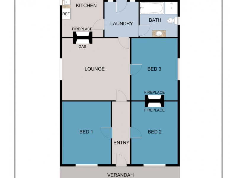 6 Barkly Street, Maryborough VIC 3465 Floorplan