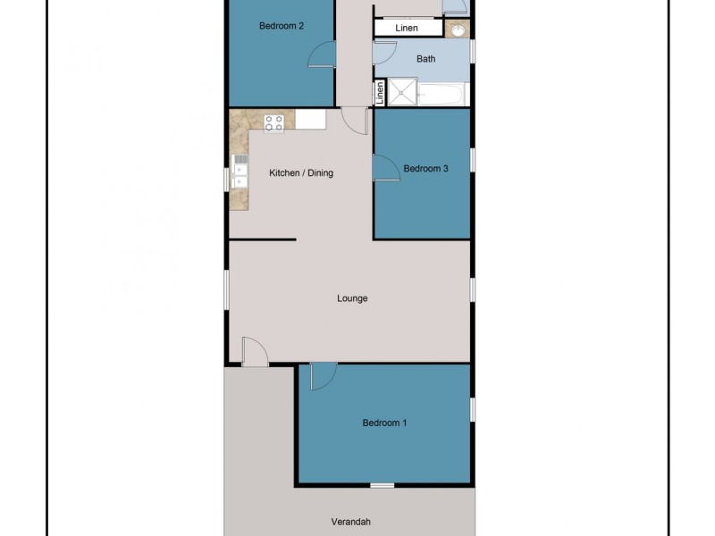 7 Newton Street, Maryborough VIC 3465 Floorplan