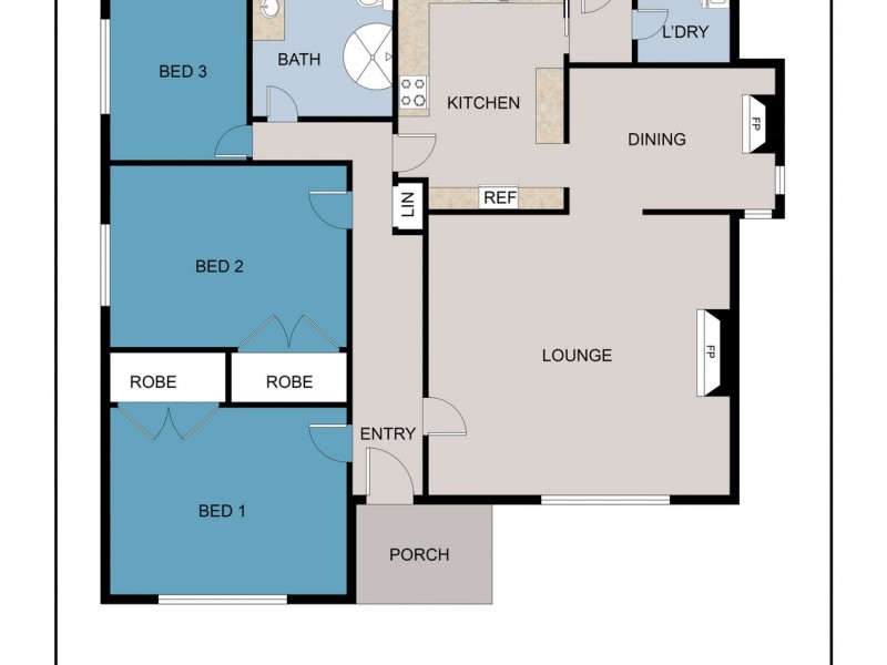 19 Tuaggra Street, Maryborough VIC 3465 Floorplan