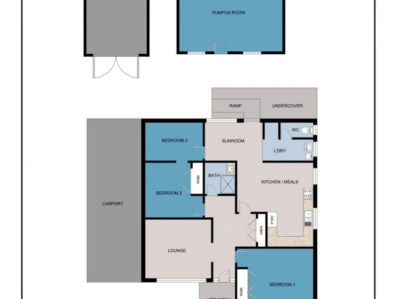 11 Barr Street, Maryborough VIC 3465 Floorplan