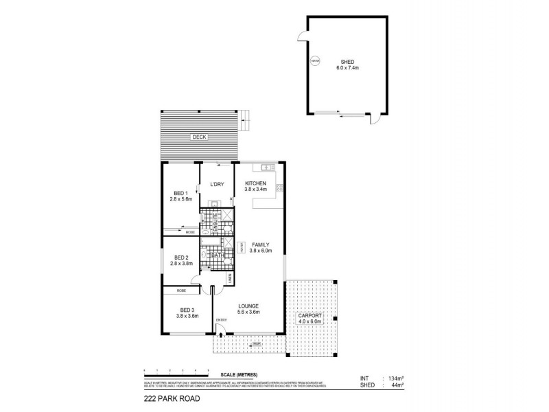 222  Park Road, Maryborough VIC 3465 Floorplan