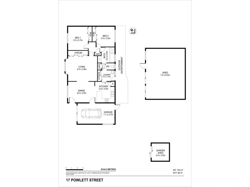 17 Powlett Street, Carisbrook VIC 3464 Floorplan