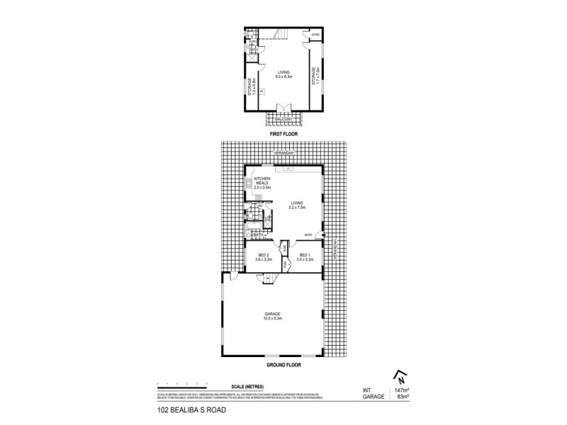 102 Bealiba South Road, Dunluce VIC 3472 Floorplan