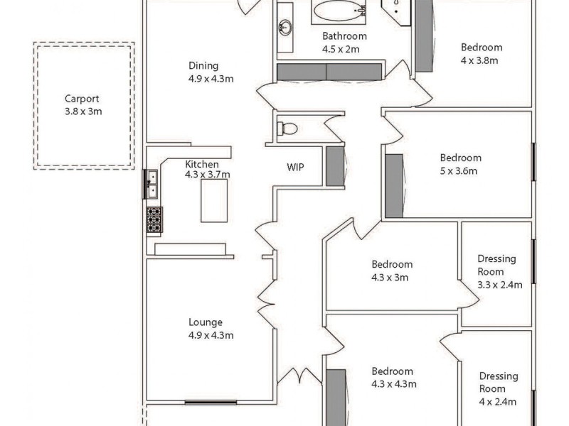 571 Karadoc Avenue, Irymple VIC 3498 Floorplan