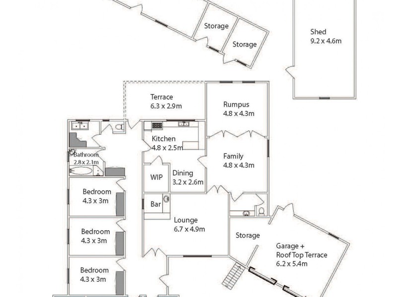 324 Deakin Avenue, Mildura VIC 3500 Floorplan